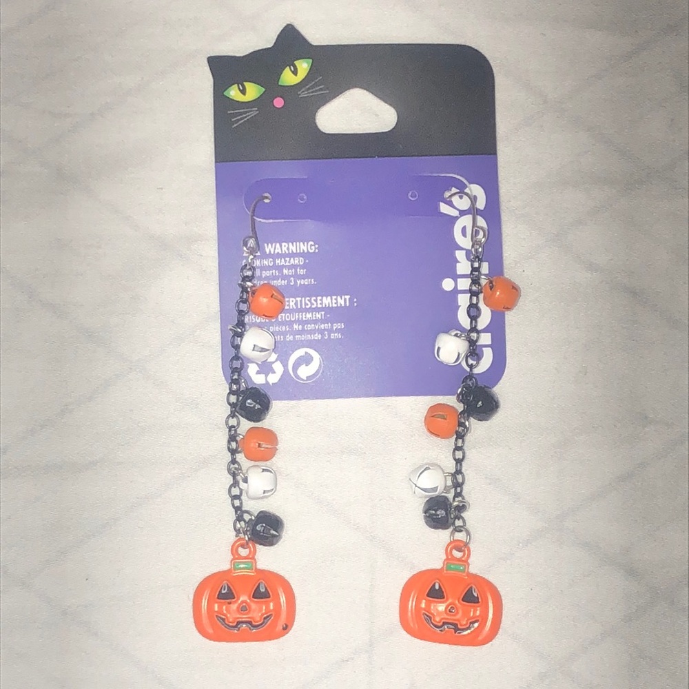Pumpkin jingle earrings
